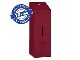 MERIDA STELLA AUTOMATIC SLIM RED LINE touch-free automatic foam soap dispenser for disposable refills 800 ml, red